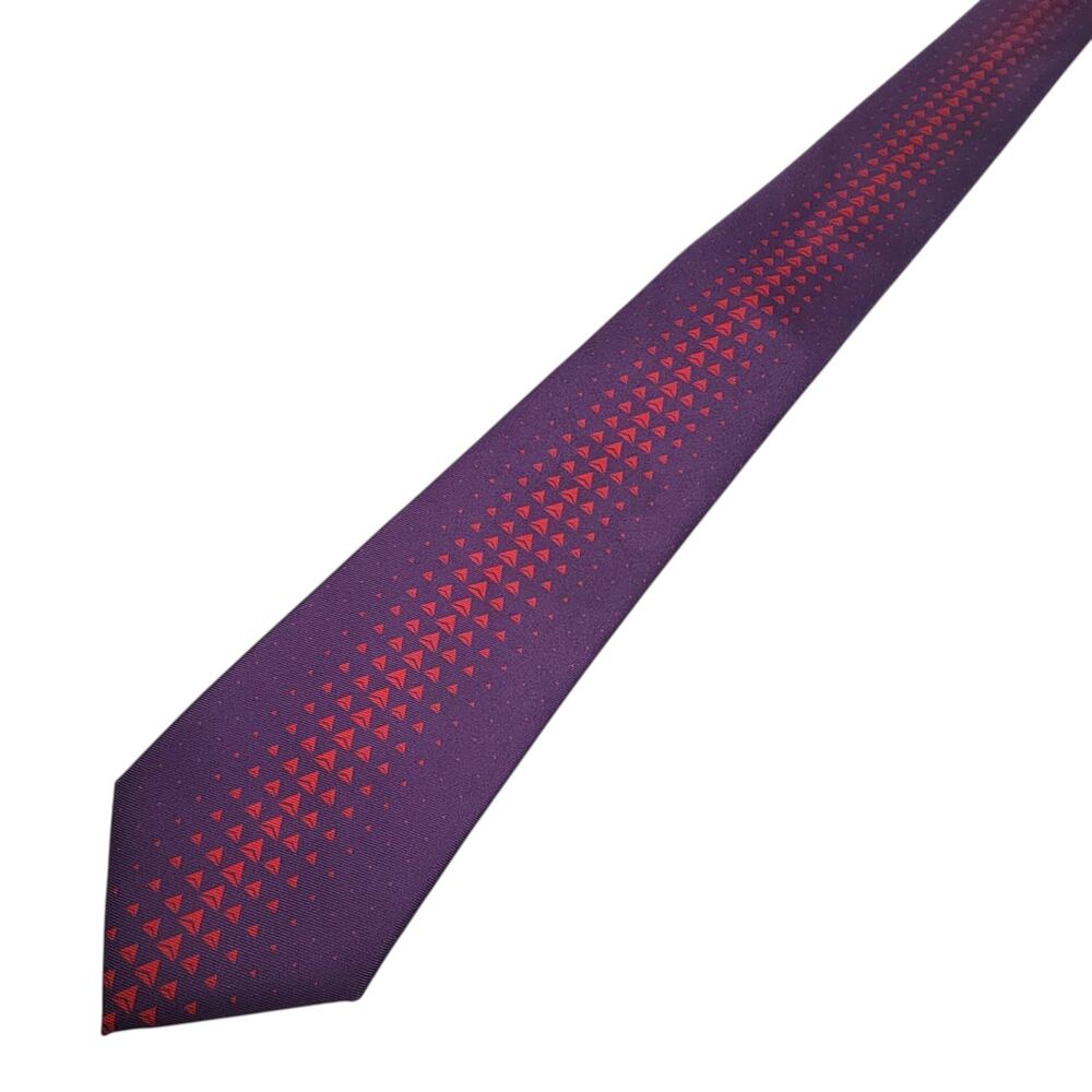 Delta Air Lines Uniform Necktie Purple Passport Plum Flight Attendant Tie
